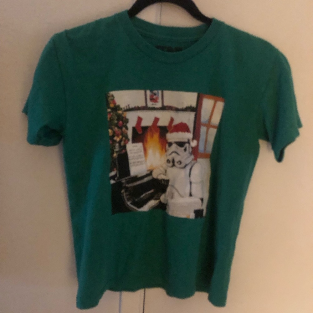 💫🎄Star Wars Teal Kids Holiday Stormtrooper Graphic Tee- $12 or *tee deal